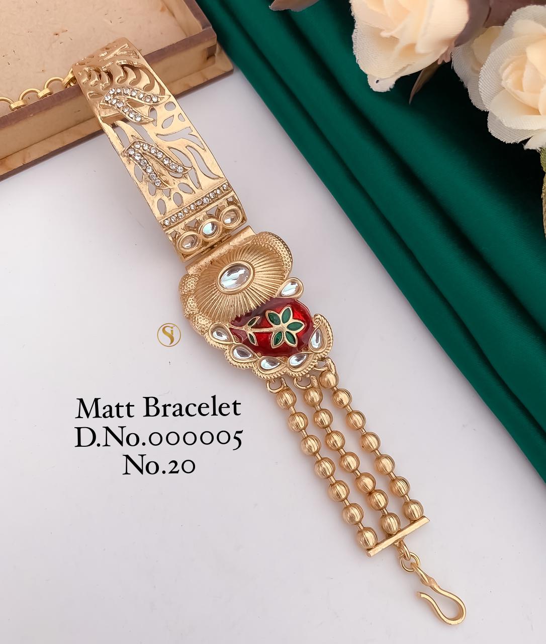 Matte Pearl Fancy Designer Bracelets 2 Wholesale Manufacturers
